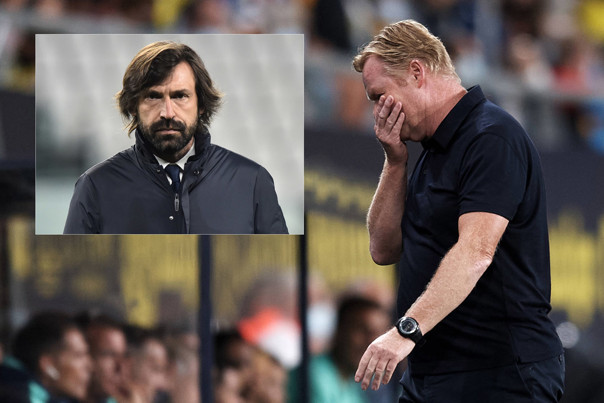 Barca chuẩn bị sa thải Koeman, mời Pirlo thay thế