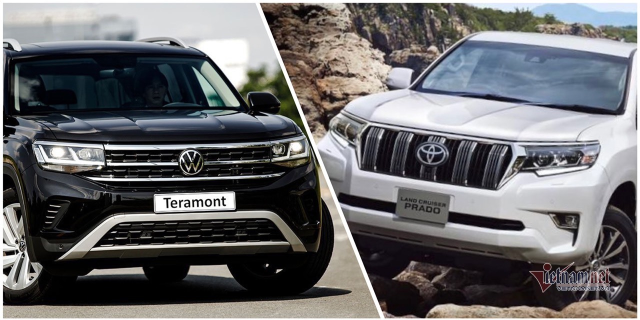 Giá trên 2 tỷ, chọn Toyota Prado hay Volkswagen Teramont mới ra mắt?