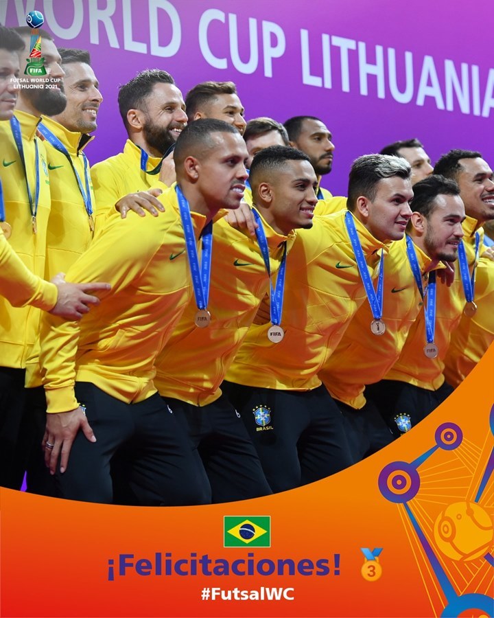 Rượt đuổi kịch tính, Brazil đoạt hạng 3 World Cup Futsal