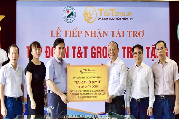 T&T Group chi 20 tỷ đồng hỗ trợ BV Đức Giang lập Trung tâm Hồi sức tích cực