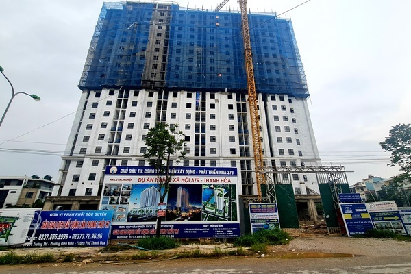 Nhà ở xã hội 379 ở Thanh Hóa chưa được cấp giấy chứng nhận quyền sử dụng đất