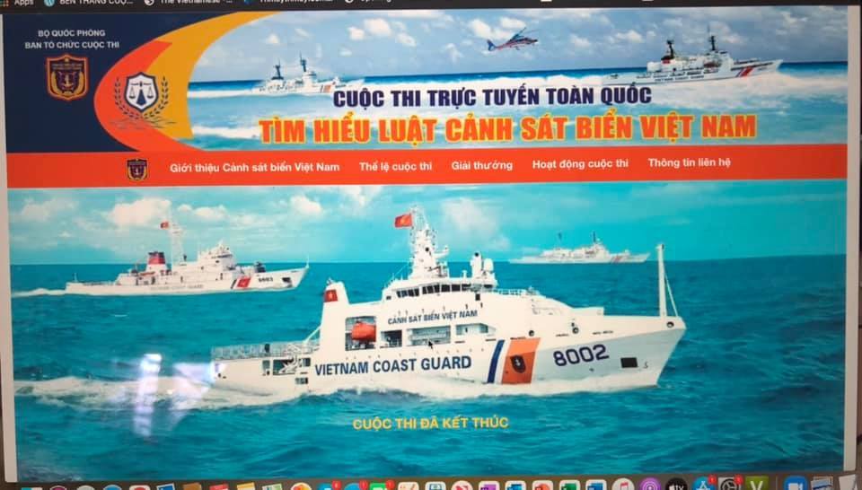 Cuộc thi “Tìm hiểu Luật Cảnh sát biển Việt Nam” thu hút 2.073.430 lượt làm bài