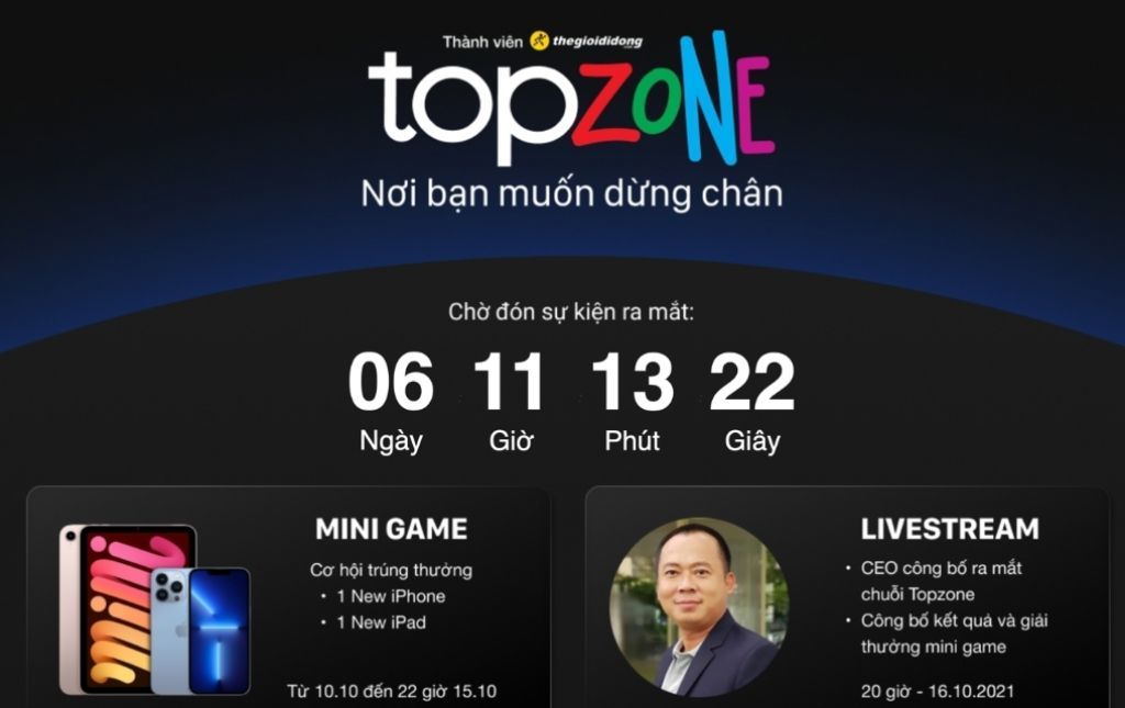 Thế Giới Di Động sẽ mở thêm chuỗi TopZone ở nước ngoài?