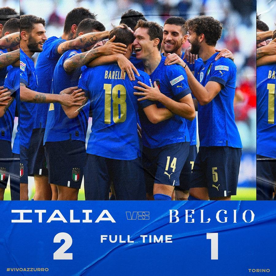 Thắng nghẹt thở Bỉ, Italy đoạt hạng 3 UEFA Nations League