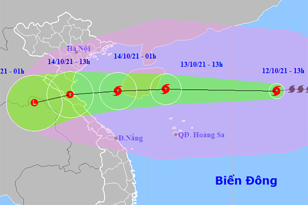 Bão số 8 hướng vào Thanh Hóa đến Quảng Bình, nhiều nơi nguy cơ ngập úng
