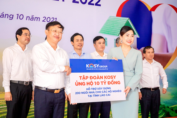 Tập đoàn Kosy ủng hộ 10 tỷ đồng xây nhà cho hộ nghèo Lào Cai