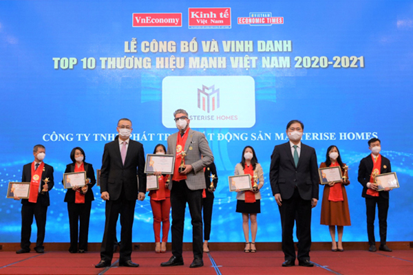 Masterise Homes vào Top 10 Thương hiệu mạnh Việt Nam ngay năm đầu được đề cử
