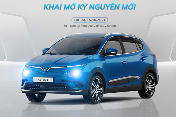 15/10, VinFast trình làng ô tô điện VF e34