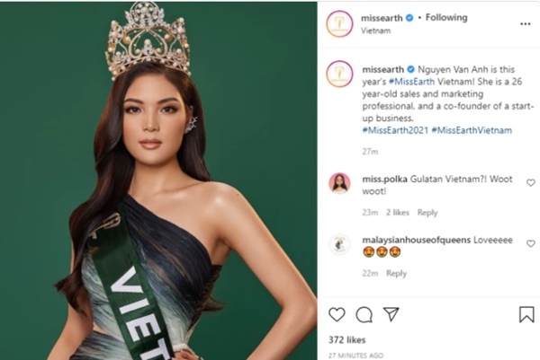 Người đẹp không có danh hiệu đại diện Việt Nam dự thi Hoa hậu Trái đất 2021