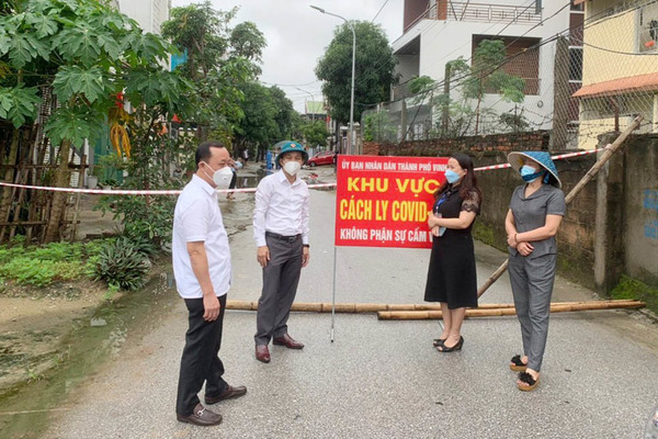Phong toả diện hẹp khu vực 3 ca nhiễm Covid-19 ở Nghệ An