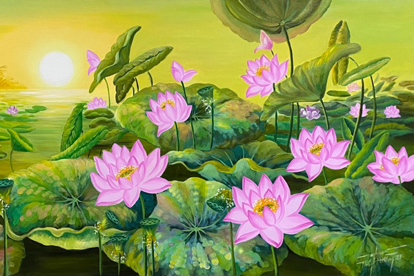 Thuý Hường vẽ tranh sen: Tài năng của nghệ sĩ Thuý Hường được thể hiện qua bức tranh vẽ hoa sen tuyệt đẹp của cô. Với sự kết hợp giữa nét vẽ tinh tế và cảm xúc trong tranh, Thuý Hường đã tạo nên một tác phẩm nghệ thuật đầy cảm hứng.