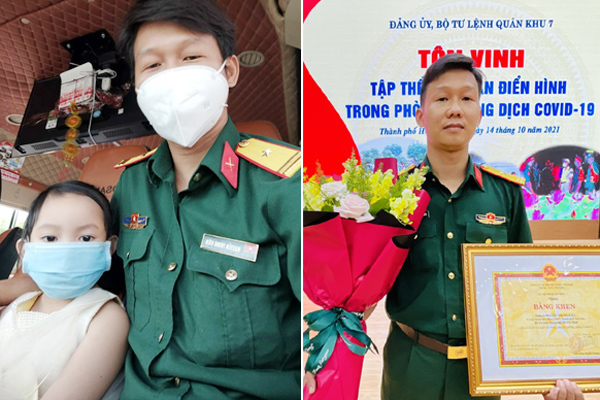 Chuyện người lính chuyển tro cốt ở TP.HCM nhận đỡ đầu bé gái mồ côi 4 tuổi