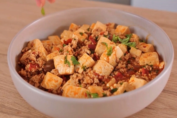 Cách làm món đậu hũ Tứ Xuyên