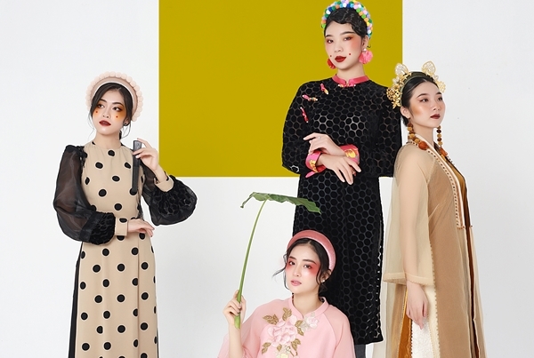 BST áo dài mừng 20/10 bắt mắt của Cao Minh Tiến