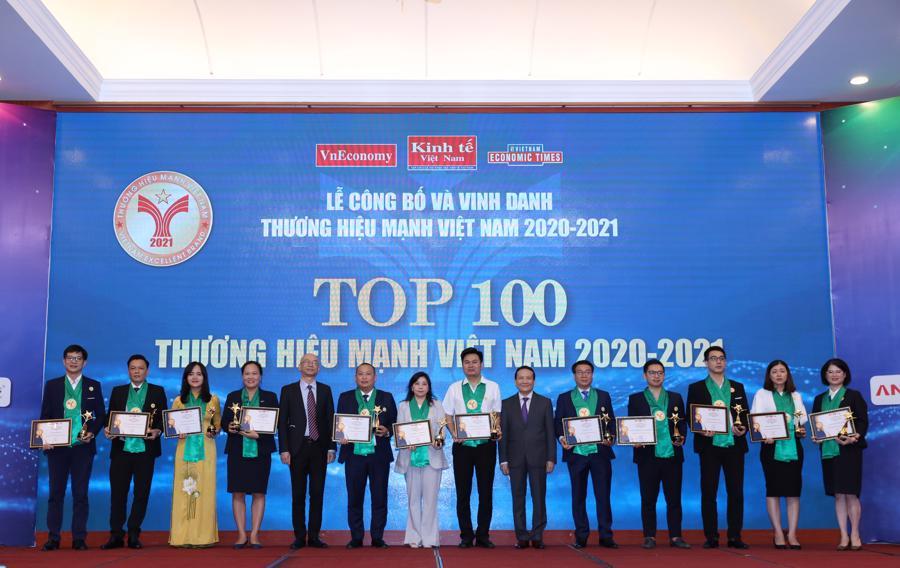 Vinh danh 109 thương hiệu mạnh Việt Nam 2021