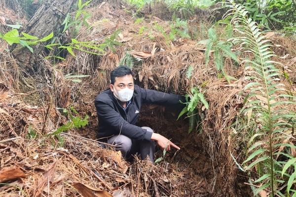 Núi nứt toác, hơn chục hộ dân ở Thanh Hóa nơm nớp lo sạt lở