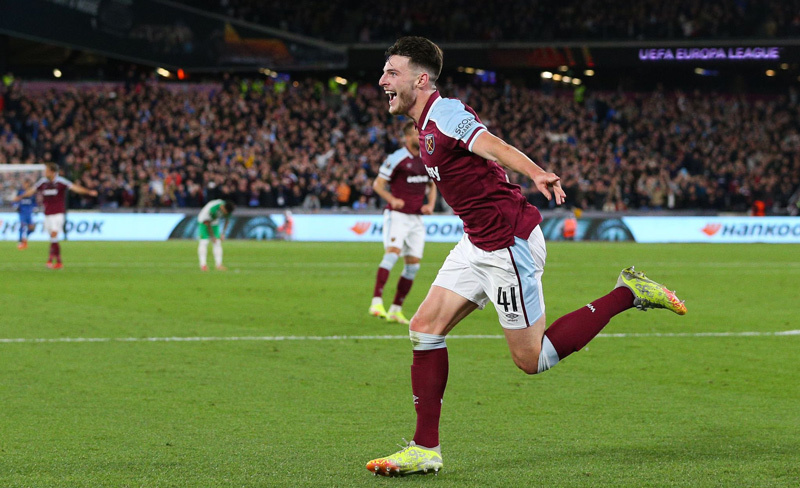 Man City hớt tay trên MU 'hàng nóng' Declan Rice