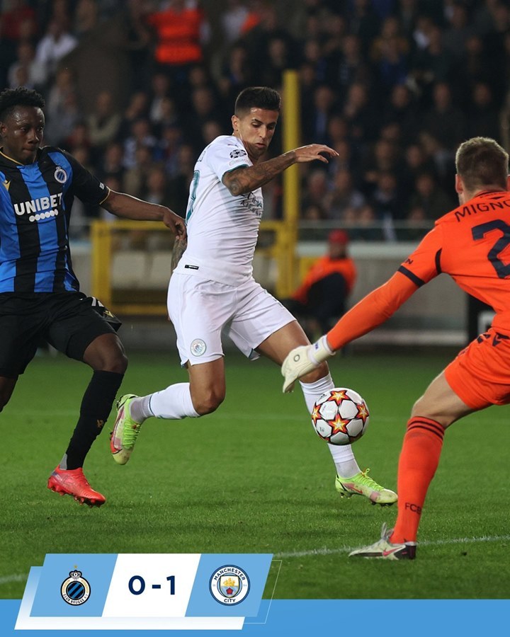 Kết quả Club Brugge vs Man City