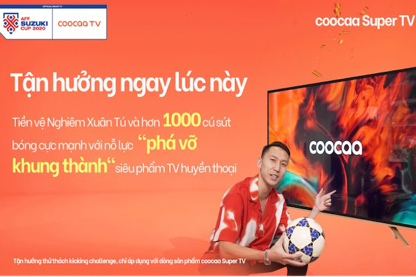 Cùng coocaa TV ‘tiếp lửa’ tuyển Việt Nam trước thềm AFF Cup