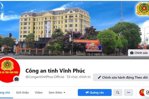 Xác định được kẻ tấn công Fanpage Công an tỉnh Vĩnh Phúc