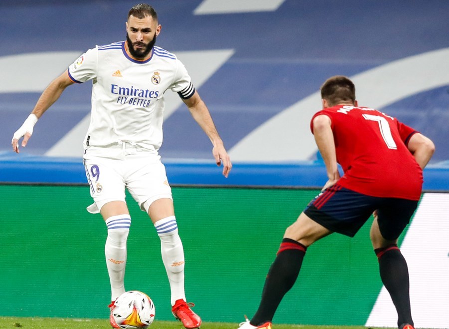 Bất lực trước Osasuna, Real Madrid suýt mất ngôi đầu