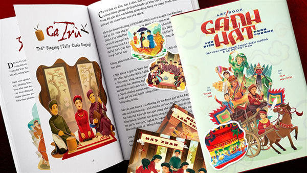 Bilingual art book features Vietnamese folk arts, festivals