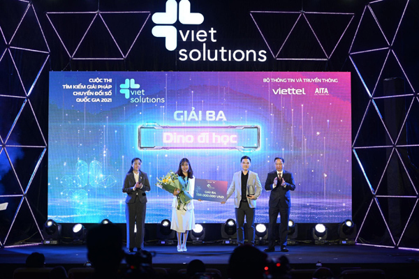 ‘Dino đi học’ vào Top 5 giải pháp xuất sắc nhất Việt Solution 2021