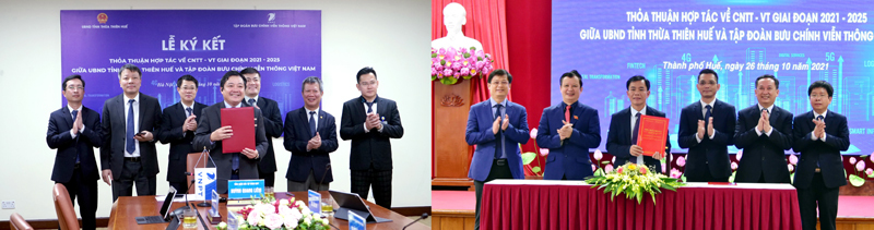 Tỉnh Thừa Thiên Huế và VNPT hợp tác triển khai chuyển đổi số
