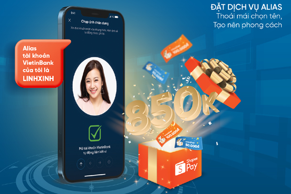 Liên kết thẻ VietinBank, nhận loạt ưu đãi Shopee