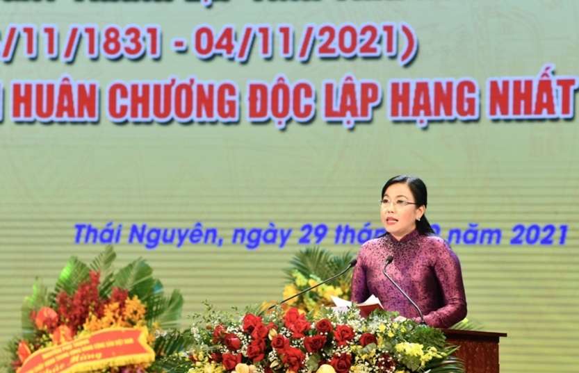 Kỷ niệm 190 năm thành lập, tỉnh Thái Nguyên nhận Huân chương Độc lập hạng Nhất
