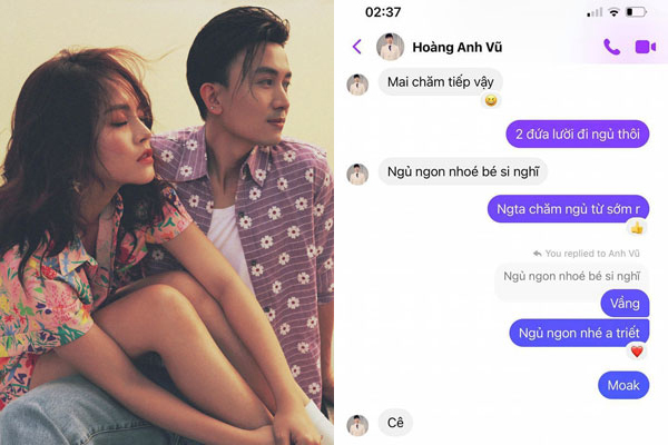 Thu Quỳnh đăng tin nhắn với bạn diễn lúc 3h sáng, fan tích cực 'đẩy thuyền'