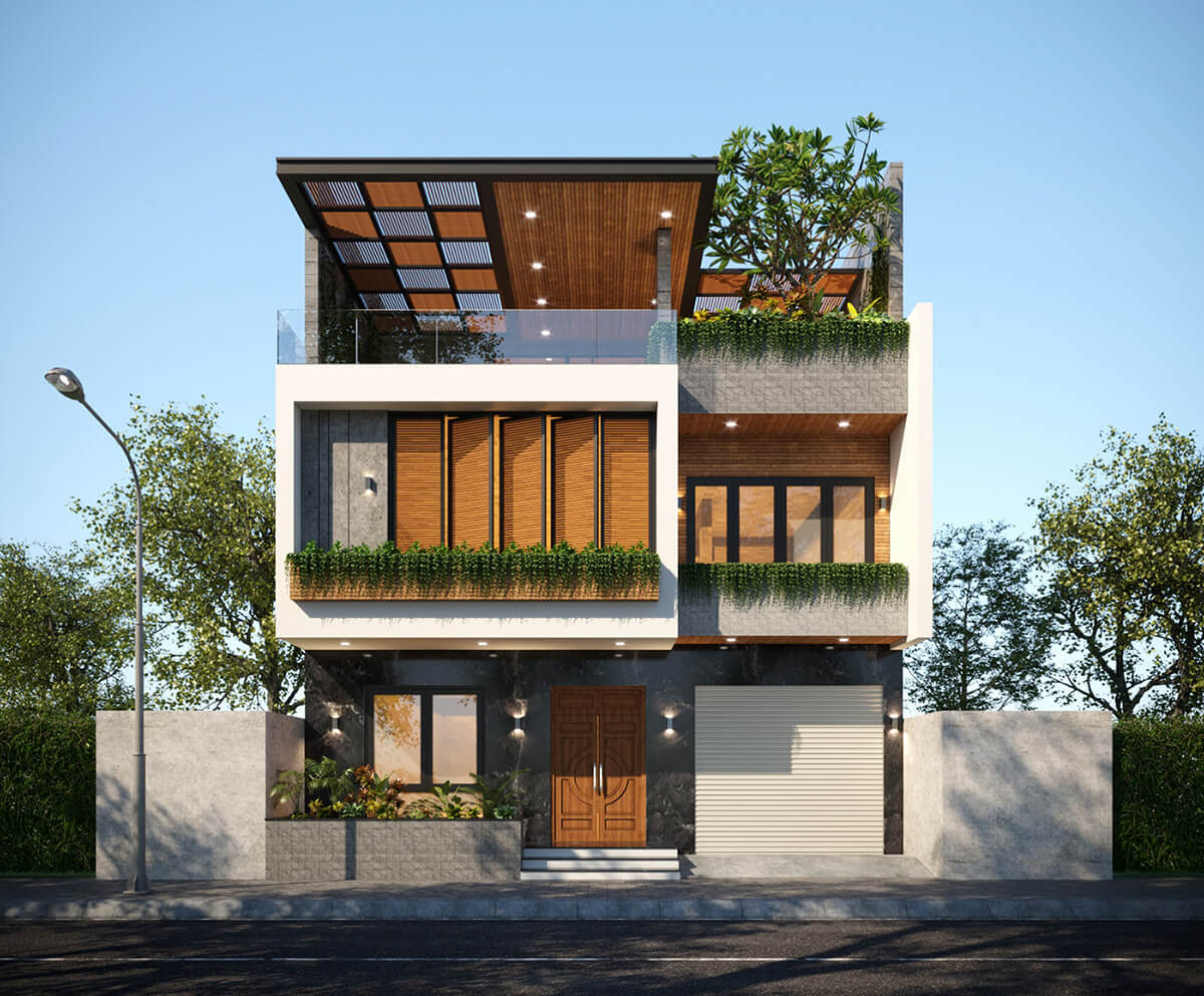Dịch vụ thiết kế kiến trúc nhà phố - xây dựng nhà phố biệt thự Bàu Bàng  Bình Dương | Uy tín nhiều năm kinh nghiệm