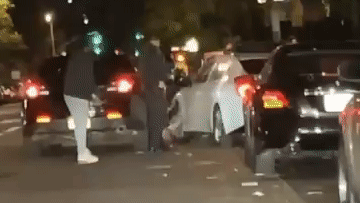Bị bao vây, Hyundai Sonata "leo" qua xe cảnh sát trốn thoát