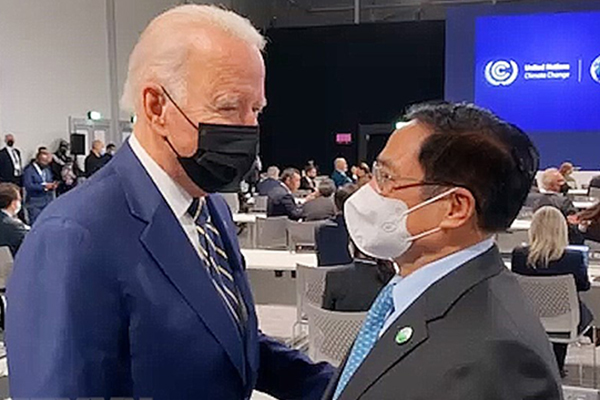 Thủ tướng Phạm Minh Chính gặp Tổng thống Mỹ Joe Biden