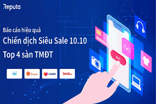 4 sàn TMĐT gây ấn tượng với chiến dịch siêu Sale 10.10