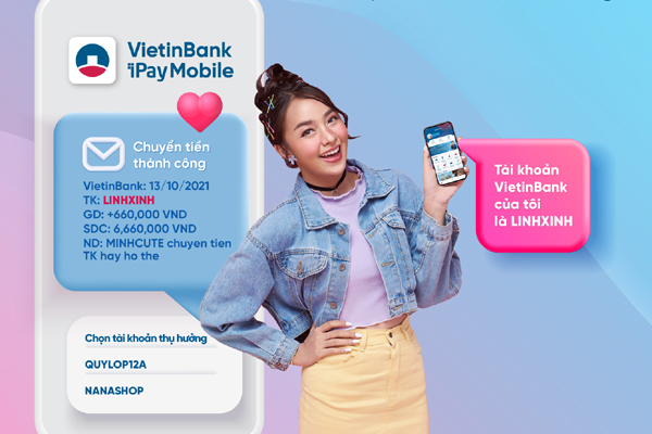 Khách hàng VietinBank có thể đặt biệt danh cho tài khoản cá nhân