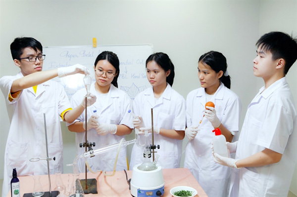 Students produce hand sanitiser from betel leaf oil