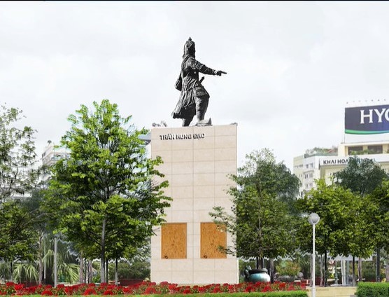 TP.HCM lấy ý kiến chỉnh trang công viên nơi đặt tượng đài Đức Thánh Trần