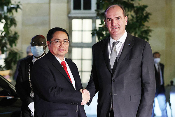 Việt - Pháp ra tuyên bố chung nhân chuyến thăm chính thức của Thủ tướng