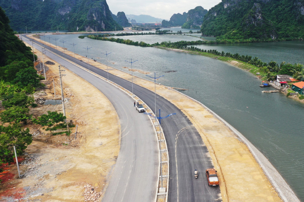 Tuyến đường bao biển nghìn tỷ sắp hoạt động, BĐS Cẩm Phả hưởng lợi lớn