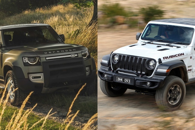 SUV off-road 4 tỷ đồng, chọn Land Rover Defender hay Jeep Wrangler?