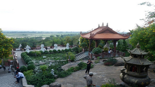 An ancient pagoda on the mountainside