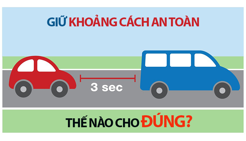 Mẹo giúp tài xế giữ khoảng cách an toàn với xe trước, tránh bị phạt nặng