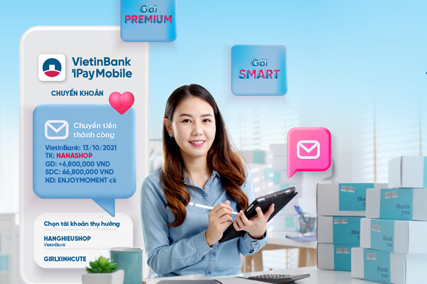 VietinBank miễn phí đặt ‘biệt danh’ số tài khoản cho chủ shop