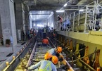 Metro Bến Thành- Suối Tiên thi công đoạn ray ngầm cuối cùng