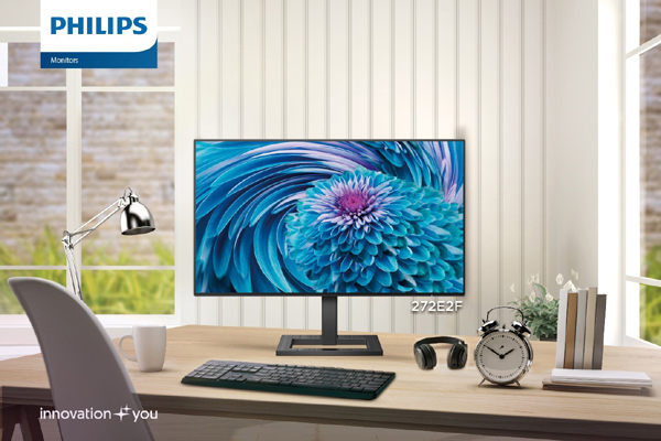 Philips 272E2F - màn hình tràn viền 4 cạnh đẹp cuốn hút ở mọi góc nhìn