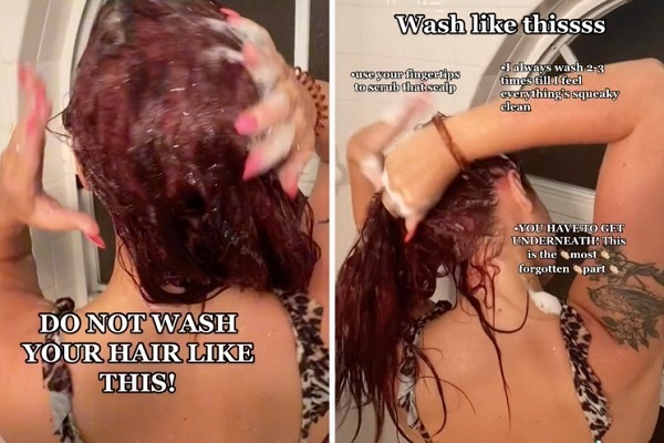 Video dạy cách gội đầu thu hút 1,5 triệu lượt xem