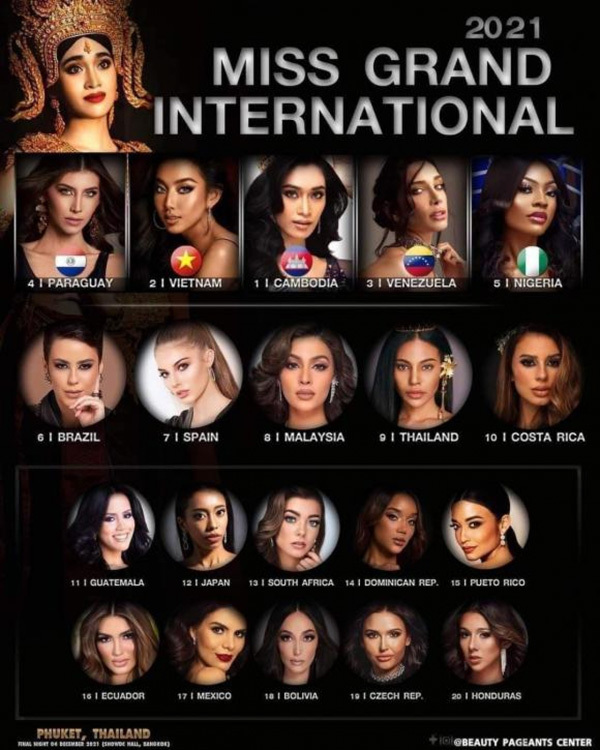 VN representative could claim second place at Miss Grand International 2021