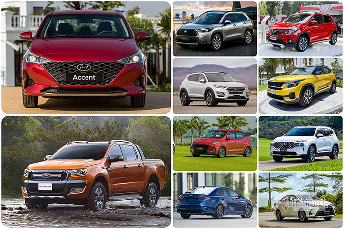 Top 10 xe bán chạy tháng 10/2021: Accent lên đỉnh, Fadil tụt liền 3 bậc
