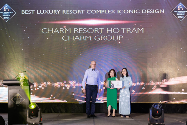 Dự án Charm Resort Hồ Tràm đạt giải thưởng Dot Property Viet Nam Awards 2021